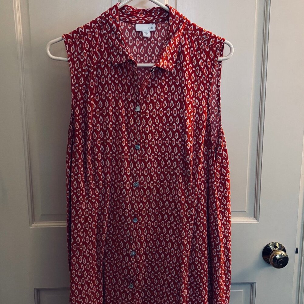 J Jill Sleeveless Blouse - Size L